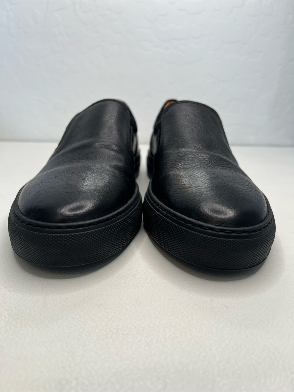 Frye Owen Gore 80017 Mens Black Leather Slip On Casual Loafers Shoes size 10 - Picture 6 of 14